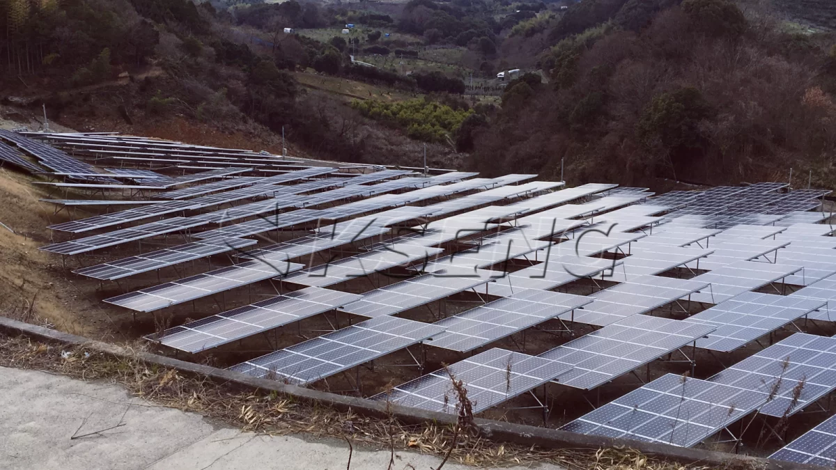 日本和歌山地面光伏支架660KW